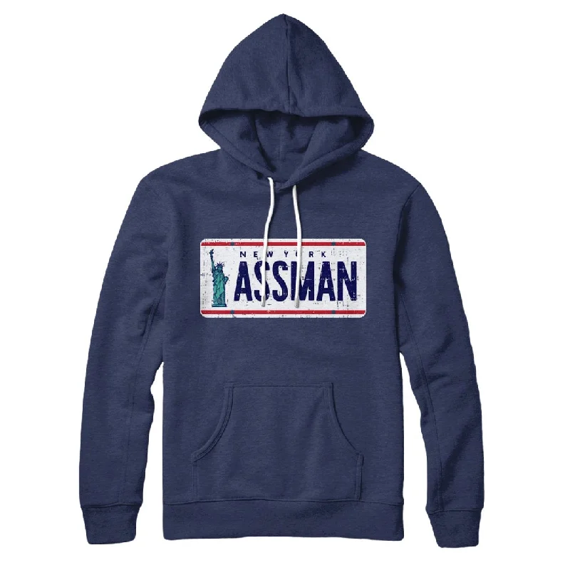 men clothing classic t-shirt-Assman Hoodie